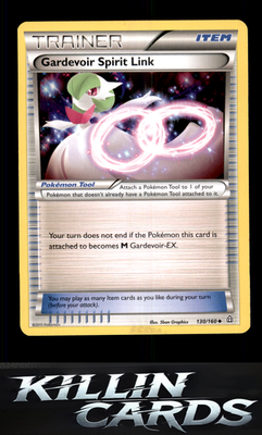 Gardevoir Spirit Link 130/160 Pokemon Uncommon XY - Primal Clash Card LP