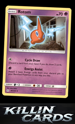 Rotom 86/236 Pokemon Uncommon SM - Cosmic Eclipse Card NM