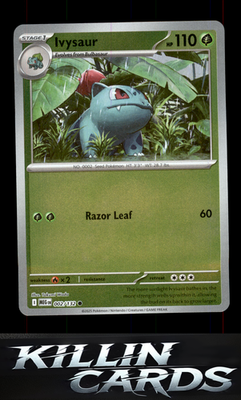 Reverse Holofoil Ivysaur - 002/132 002/132 Pokemon Common ME01: Mega Evolution C