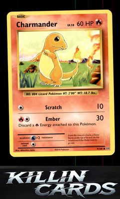Charmander 9/108 Pokemon Common XY - Evolutions Card NM