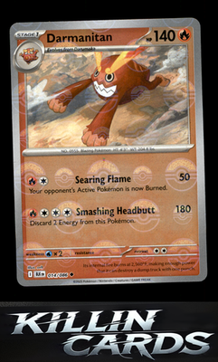 Darmanitan (Poke Ball Pattern) 014/086 Pokemon Uncommon SV: Black Bolt Card NM