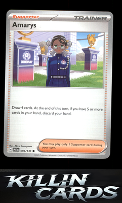Amarys - 093/131 093/131 Pokemon Common SV: Prismatic Evolutions Card NM