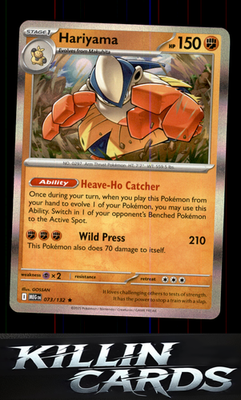 Hariyama 073/132 Pokemon Rare ME01: Mega Evolution Card NM