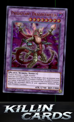 1st Edition Predaplant Dragostapelia DUPO-EN069 YuGiOh Ultra Rare Duel Power Car