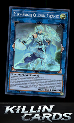 Mekk-Knight Crusadia Avramax (CR) MAZE-EN054 YuGiOh Collector's Rare Maze of Mem