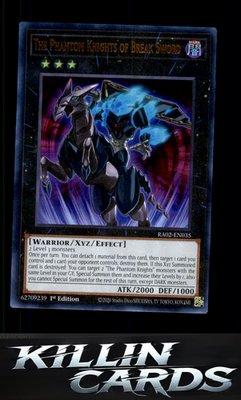1st Edition The Phantom Knights of Break Sword (UR) RA02-EN035 YuGiOh Ultra Rare