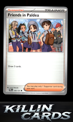Friends in Paldea - 109/131 109/131 Pokemon Common SV: Prismatic Evolutions Card