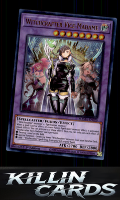 Witchcrafter Vice-Madame MAMA-EN020 YuGiOh Ultra Rare Magnificent Mavens Card NM