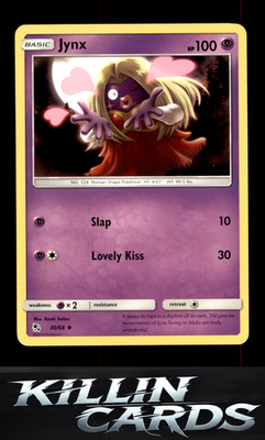 Jynx 30/68 Pokemon Uncommon Hidden Fates Card NM