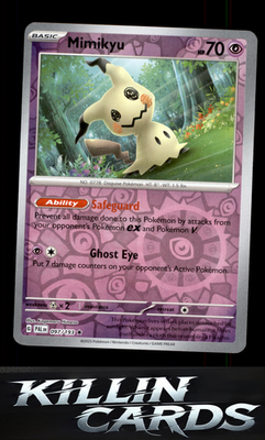 Reverse Holofoil Mimikyu 097/193 Pokemon Rare SV02: Paldea Evolved Card NM