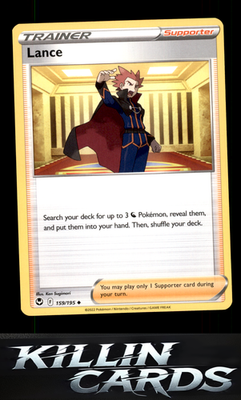Lance 159/195 Pokemon Uncommon SWSH12: Silver Tempest Card NM
