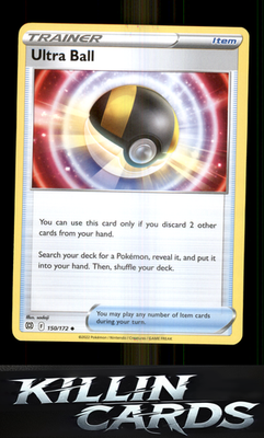 Ultra Ball 150/172 Pokemon Uncommon SWSH09: Brilliant Stars Card NM