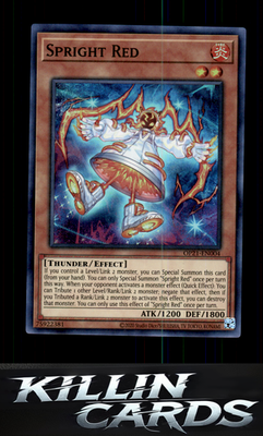 Spright Red OP21-EN004 YuGiOh Super Rare OTS Tournament Pack 21 Card NM