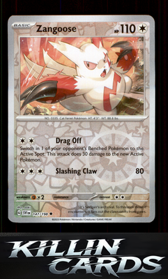 Reverse Holofoil Zangoose - 147/198 147/198 Pokemon Uncommon SV01: Scarlet & Vio