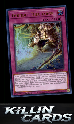 1st Edition Thunder Discharge BLMR-EN101 YuGiOh Ultra Rare Battles of Legend: Mo