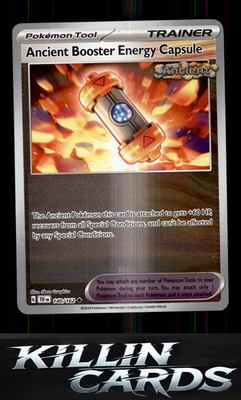 Reverse Holofoil Ancient Booster Energy Capsule 140/162 Pokemon Uncommon SV05: T