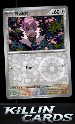 Reverse Holofoil Noibat 090/131 Pokemon Common SV: Prismatic Evolutions Card NM