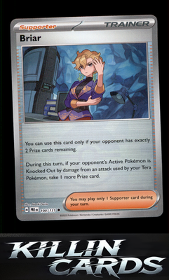 Briar (Poke Ball Pattern) 100/131 Pokemon Uncommon SV: Prismatic Evolutions Card