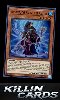 Endymion, the Magistus of Mastery OP27-EN005 YuGiOh Super Rare OTS Tournament Pa