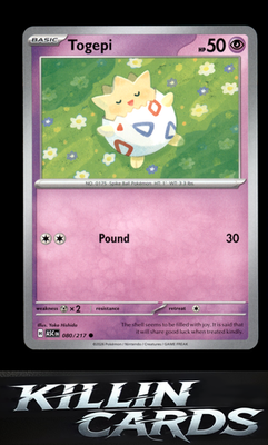 Togepi 080/217 Pokemon Common ME: Ascended Heroes Card NM