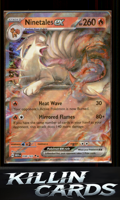 Ninetales ex - 038/165 038/165 Pokemon Double Rare SV: Scarlet & Violet 151 Card