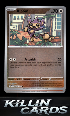 Reverse Holofoil Aipom 078/094 Pokemon Common ME02: Phantasmal Flames Card NM