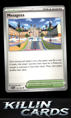 Mesagoza - 178/198 178/198 Pokemon Uncommon SV01: Scarlet & Violet Base Set Card
