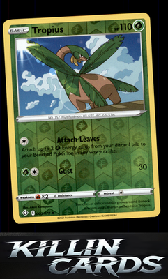 Reverse Holofoil Tropius 005/072 Pokemon Uncommon Shining Fates Card NM