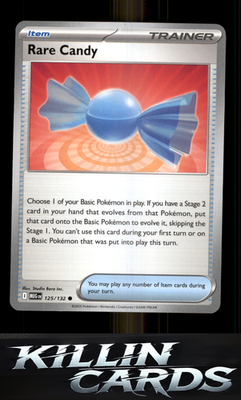 Rare Candy - 125/132 125/132 Pokemon Common ME01: Mega Evolution Card NM