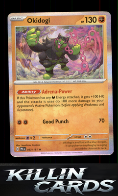 Okidogi 057/131 Pokemon Rare SV: Prismatic Evolutions Card NM