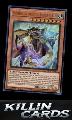 1st Edition Orphebull the Harmonious Bullfighter Bard PHHY-EN082 YuGiOh Ultra Ra