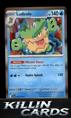 Ludicolo 037/159 Pokemon Rare SV09: Journey Together Card NM