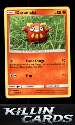 Darumaka 23/214 Pokemon Common SM - Unbroken Bonds Card LP