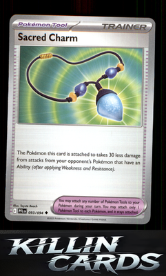 Sacred Charm - 093/094 093/094 Pokemon Uncommon ME02: Phantasmal Flames Card NM