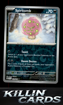 Reverse Holofoil Spiritomb 129/198 Pokemon Uncommon SV01: Scarlet & Violet Base