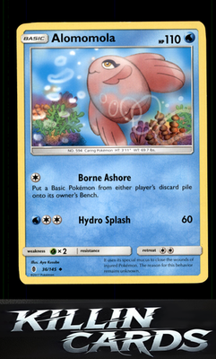 Alomomola 36/145 Pokemon Uncommon SM - Guardians Rising Card LP