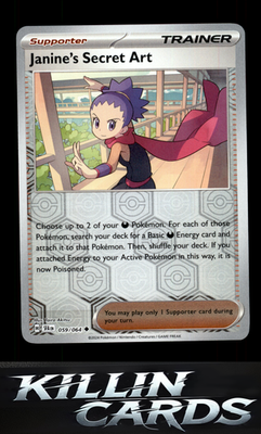 Reverse Holofoil Janine's Secret Art - 059/064 059/064 Pokemon Uncommon SV: Shro