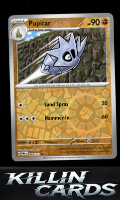 Pupitar 048/131 Pokemon Common SV: Prismatic Evolutions Card NM