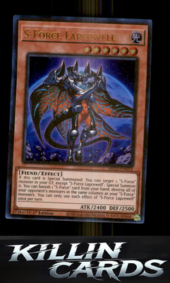1st Edition S-Force Lapcewell MP23-EN012 YuGiOh Ultra Rare 25th Anniversary Tin: