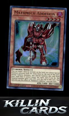 1st Edition Mathmech Addition GFP2-EN117 YuGiOh Ultra Rare Ghosts From the Past: