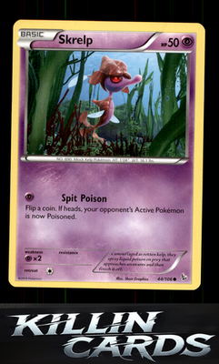 Skrelp 44/106 Pokemon Common XY - Flashfire Card NM
