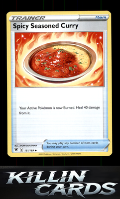 Spicy Seasoned Curry 151/189 Pokemon Uncommon SWSH10: Astral Radiance Card NM