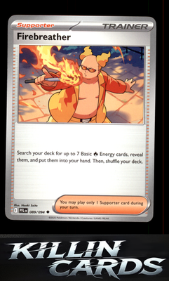 Firebreather - 089/094 089/094 Pokemon Uncommon ME02: Phantasmal Flames Card NM