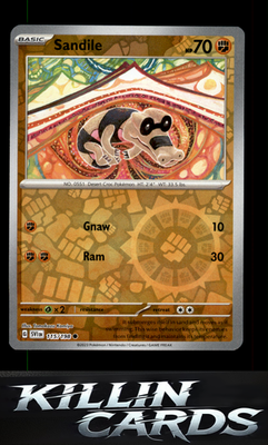 Reverse Holofoil Sandile - 115/198 115/198 Pokemon Common SV01: Scarlet & Violet