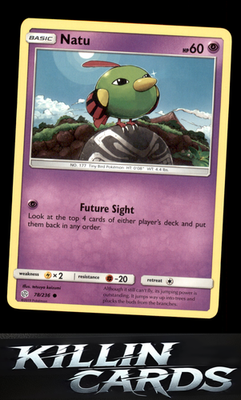 Natu 78/236 Pokemon Common SM - Cosmic Eclipse Card NM