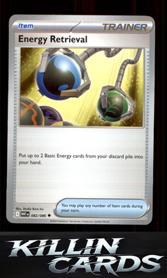 Energy Retrieval 082/086 Pokemon Uncommon SV: White Flare Card NM
