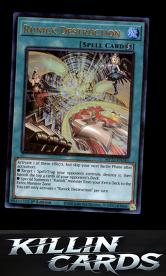1st Edition Runick Destruction MP23-EN243 YuGiOh Ultra Rare 25th Anniversary Tin