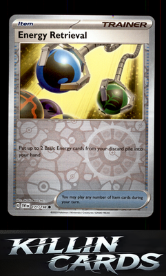 Reverse Holofoil Energy Retrieval 171/198 Pokemon Common SV01: Scarlet & Violet