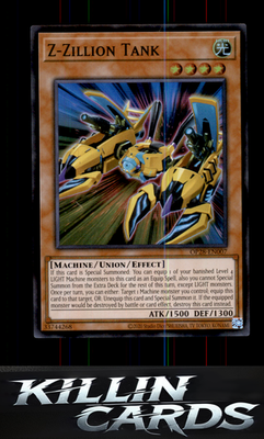 Z-Zillion Tank OP28-EN007 YuGiOh Super Rare OTS Tournament Pack 28 Card NM