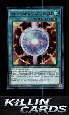 1st Edition Salamangreat Circle BLCR-EN087 YuGiOh Ultra Rare Battles of Legend: